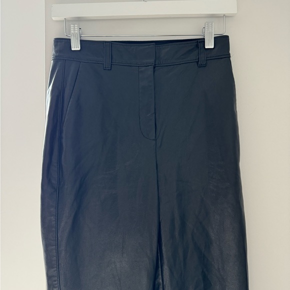 Babaton Vegan Leather Black Pants - Picture 8 of 11